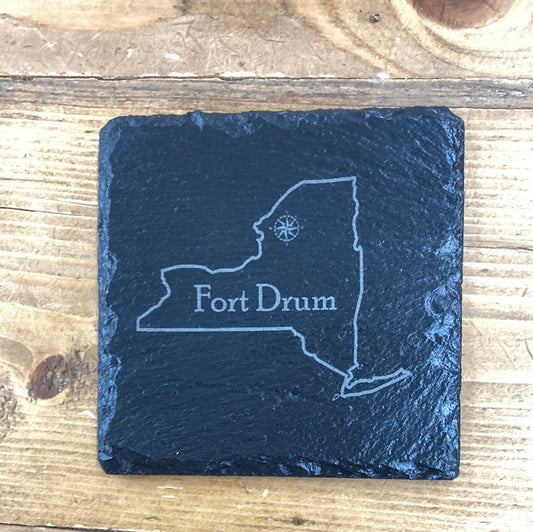 SLATE COASTER, SQR, Ft Drum