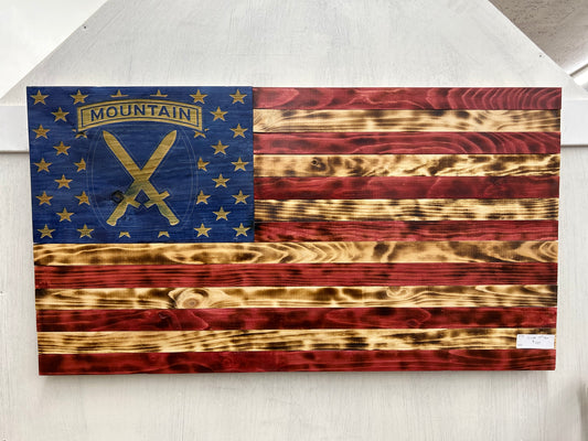 10th Mountain Flag- Local Pickup Only